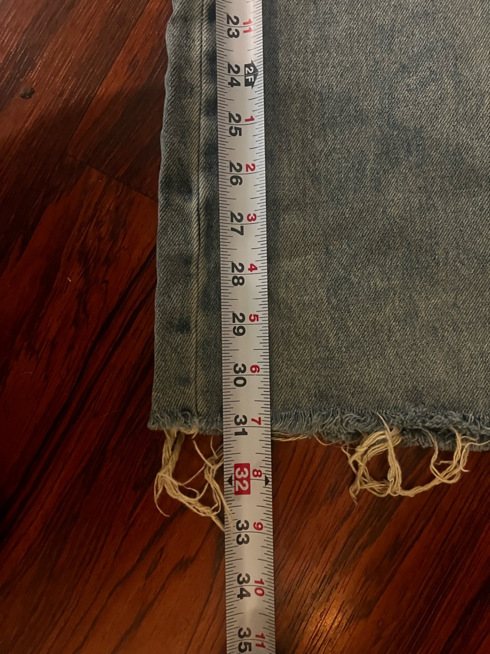 Oli & Hali Distressed Wide Leg Peace Patch Jeans. - Picture 6 of 6